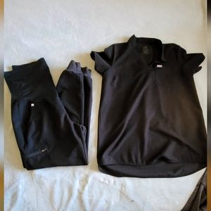 Figs maternity scrub set